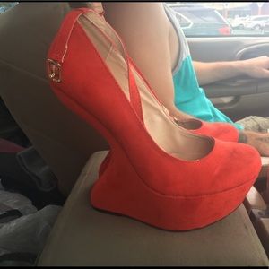 Red high heels